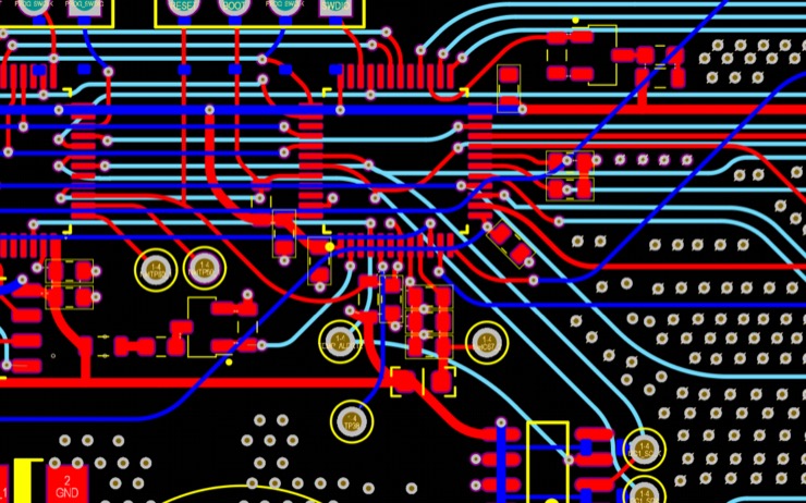 Altium design of a controll circuit on CCell's power management board